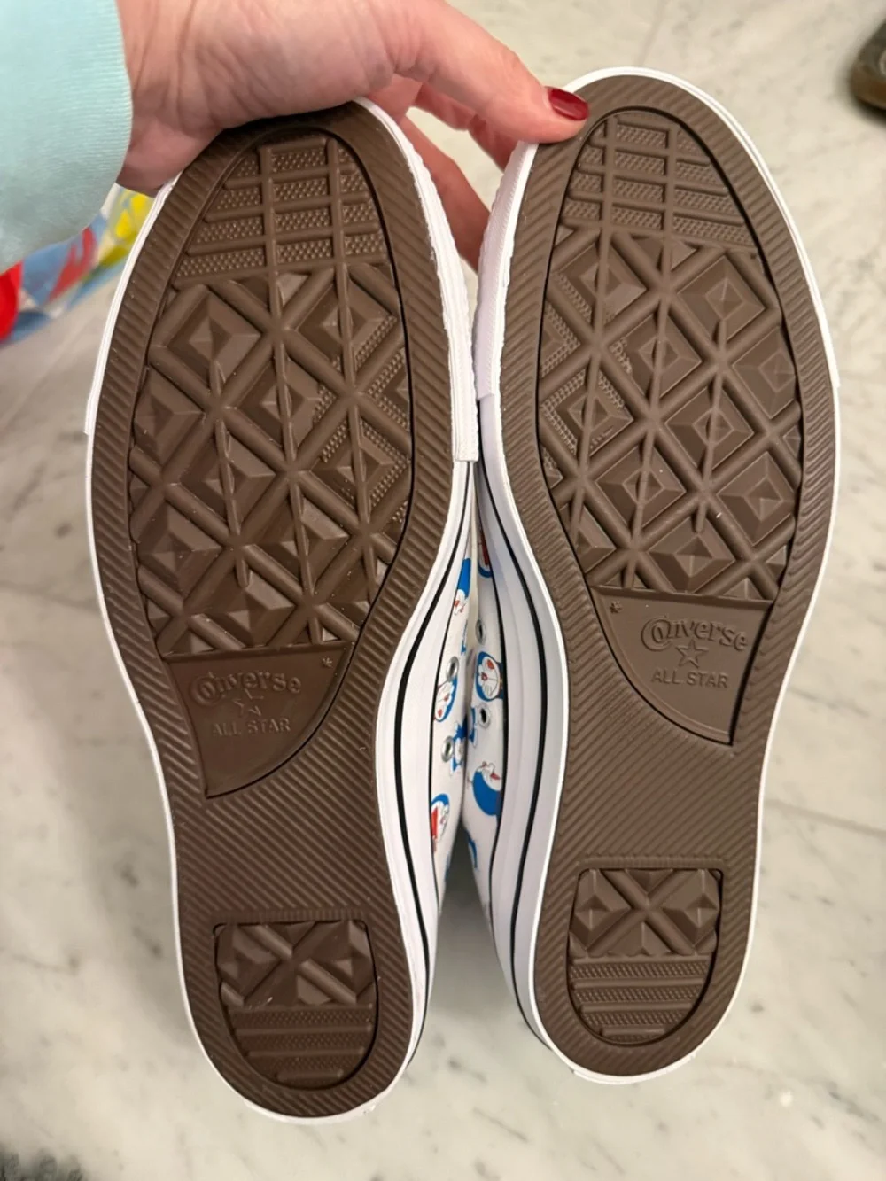Converse All Star by Doraemon Allover Print Men’s 11.5/ Women’s 13.5 - Picture 6 of 7